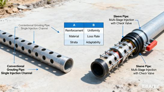 Perforated Grouting Pipes (Sleeve Pipes) vs. Conventional Grouting Pipes: Differences and Key Advantages