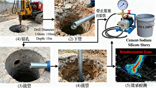 Grouting Process, Materials, and Quality Control: Evaluating Grout Effectiveness in Foundation and Tunneling Projects