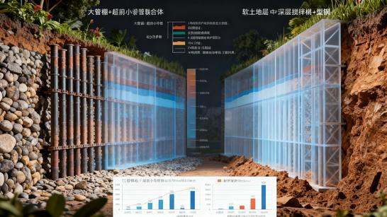 Underground Engineering Pre-Support Systems and Surface Settlement Control: Guaranteeing Tunnel Safety and Urban Environment